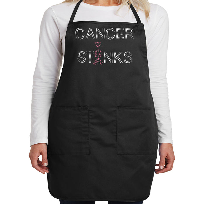 Rhinestone Bling Choose your Style Cancer Stinks Pink Ribbon Awareness