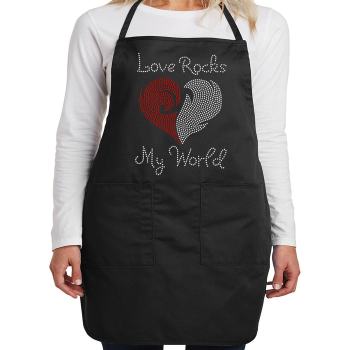 Rhinestone Bling Choose your Style Love Rocks My World Heart Valentine's