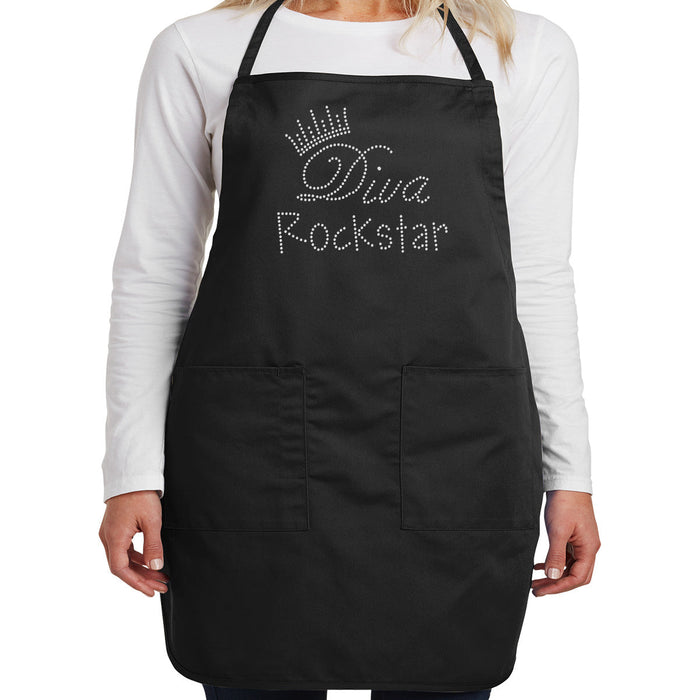 Rhinestone Bling Choose your Style Diva Rock Start White Crystal Divas