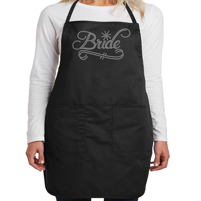 Rhinestone Bling Choose your Style Bride Script White Sparkle Bridal