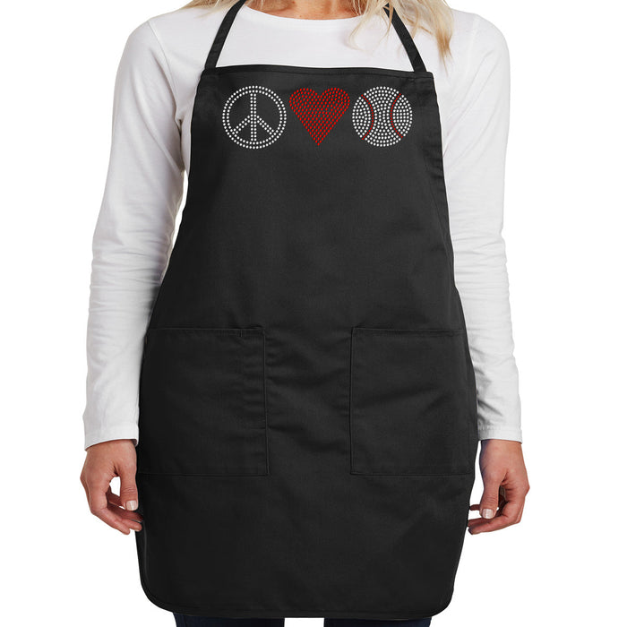 Rhinestone Bling Choose your Style Peace Love Baseball Red Heart Sports