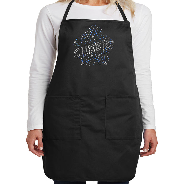 Rhinestone Bling Choose your Style Cheer Star Cheerleading Blue