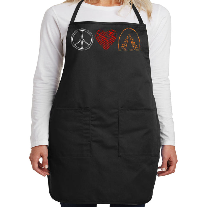 Rhinestone Bling Choose your Style Peace Sign Love Heart Camping Sports