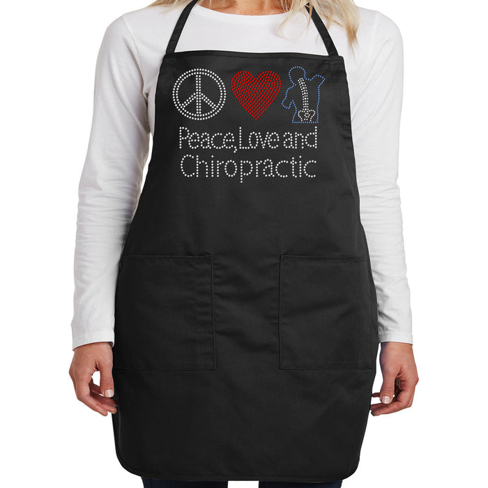 Rhinestone Bling Choose your Style Peace Love Chiropratic Sparkle Business