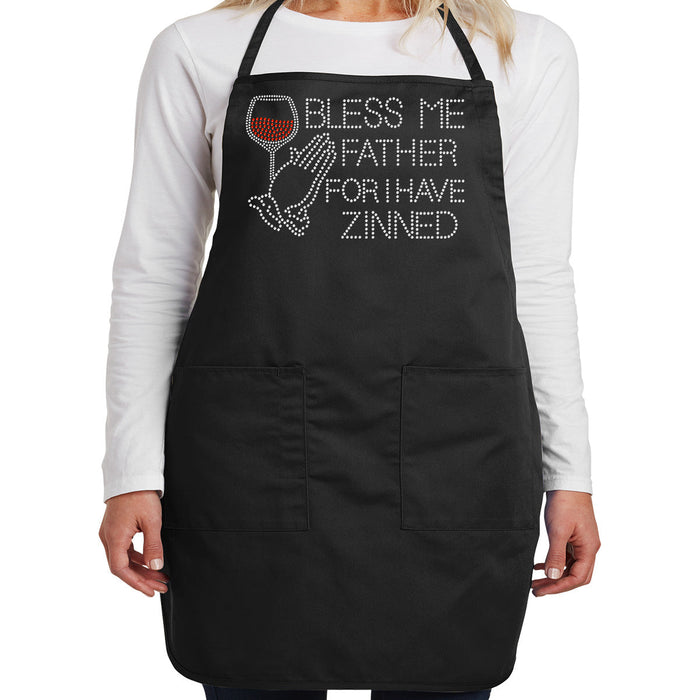 Rhinestone Bling Choose your Style Bless Me I Have Zinned Wine Drinks