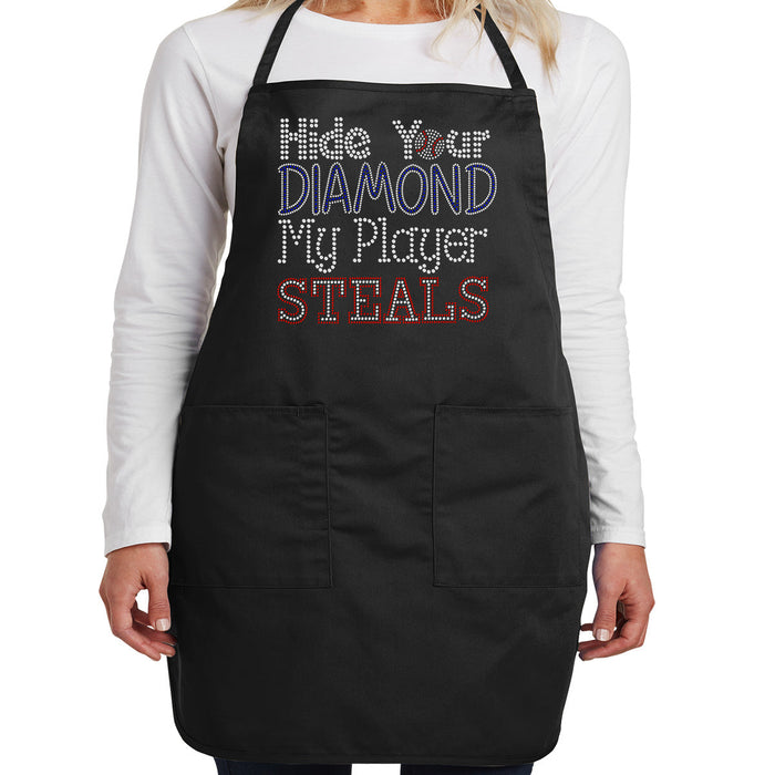 Rhinestone Bling Choose your Style Hide Diamond Player Steals Baseball Sports