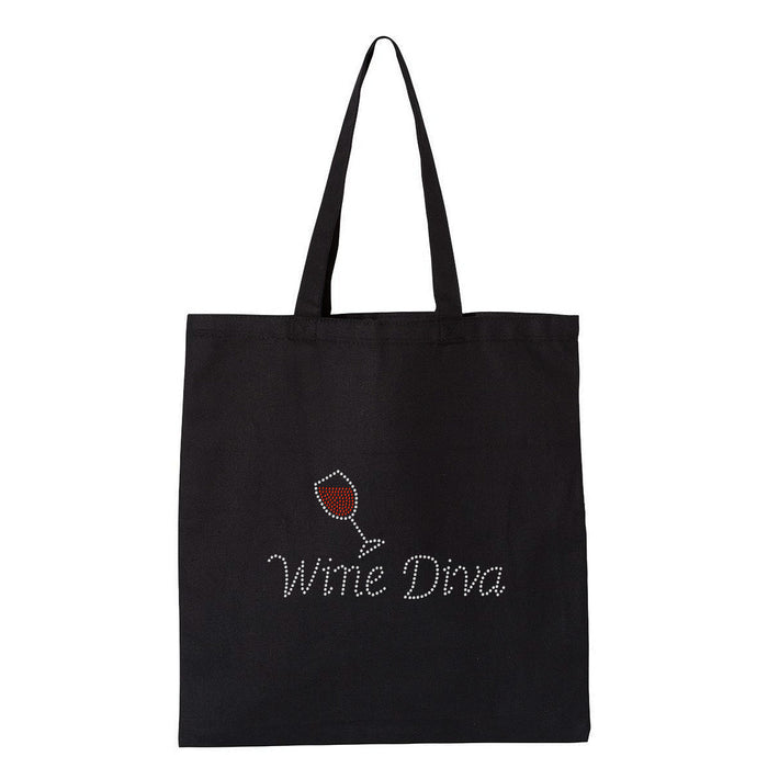 Rhinestone Bling Choose your Style Wine Diva Red Glass Drinks