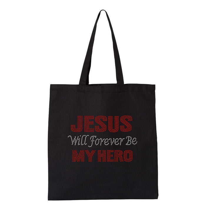 Rhinestone Bling Choose your Style Jesus Will forever be My Hero Religion