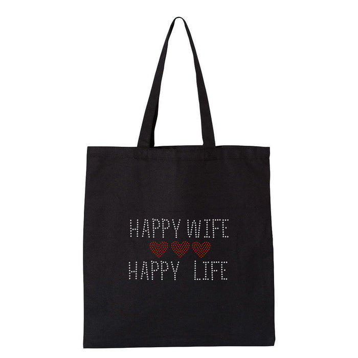 Rhinestone Bling Choose your Style Happy Wife Life Red Hearts Divas Family