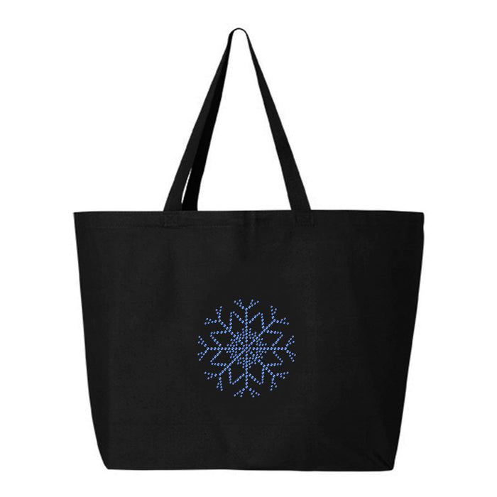 Rhinestone Bling Choose your Style Christmas Snowflake Blue