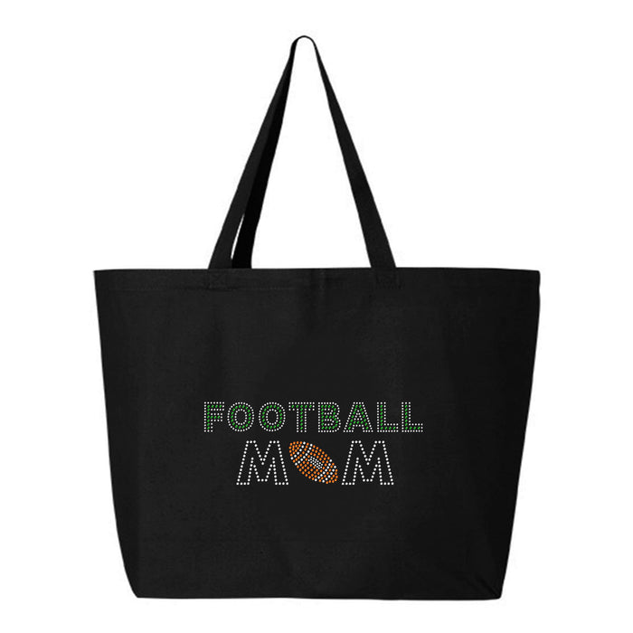 Rhinestone Bling Choose your Style Football Mom Green Sports Family