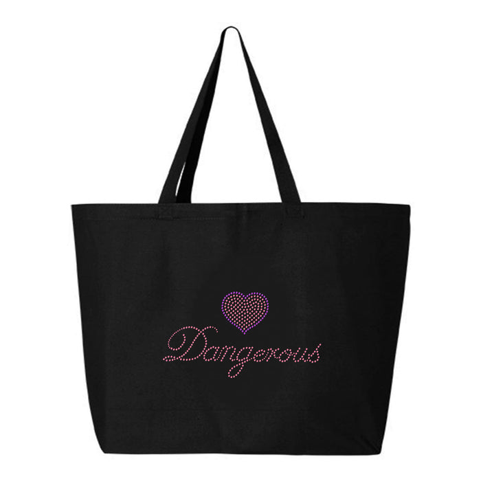 Rhinestone Bling Choose your Style Pink Heart Dangerous Valentine's