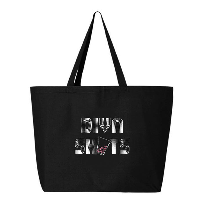 Rhinestone Bling Choose your Style Diva Glass Shot Sparkle Divas