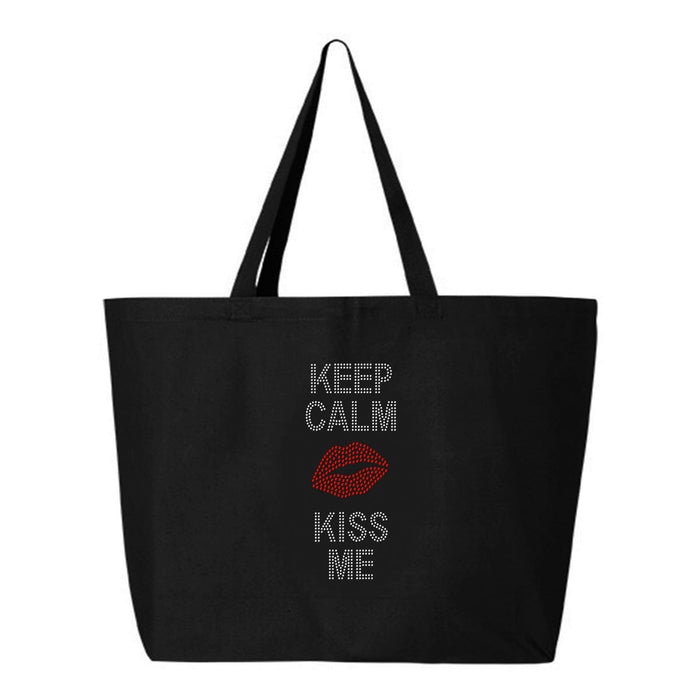 Rhinestone Bling Choose your Style Keep Calm Kiss Me Red Lips Valentine's