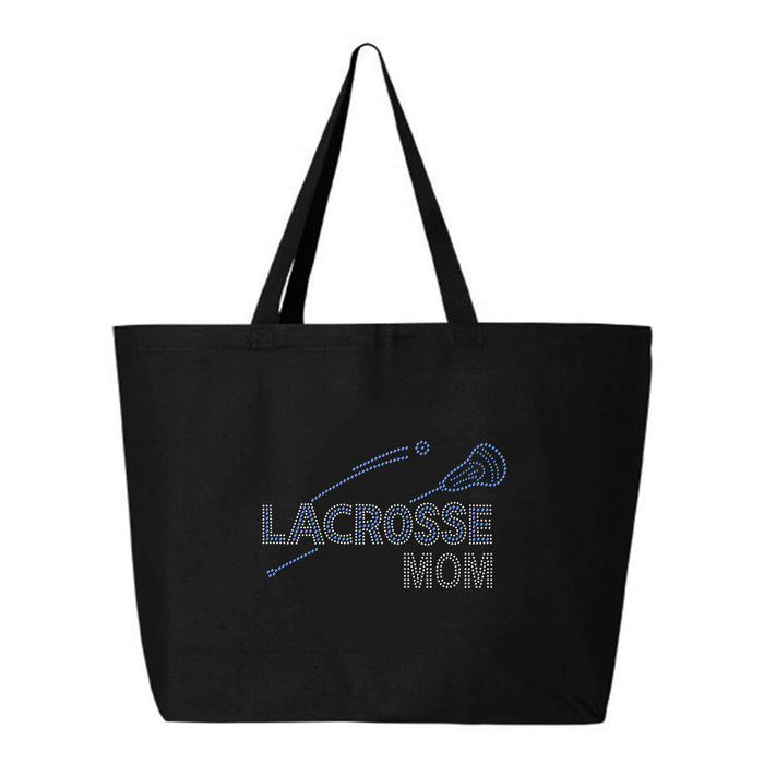 Bling de diamantes de imitación Elija su estilo Lacrosse Deporte Mamá Brillo Deportes Familia