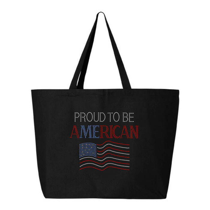 Rhinestone Bling Choose your Style Proud to be an American Flag Patriotic