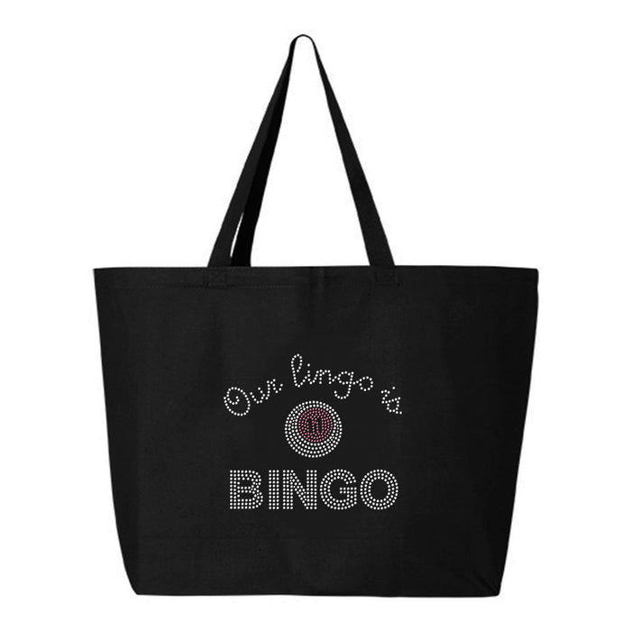 Rhinestone Bling Choose your Style Our Lingo is Bingo Pink Leisure Casino