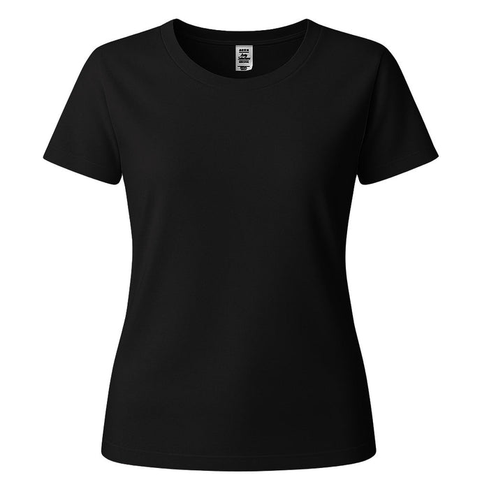 Custom Women's T-Shirt - Places DTF Print with Personalized Rhinestone Text