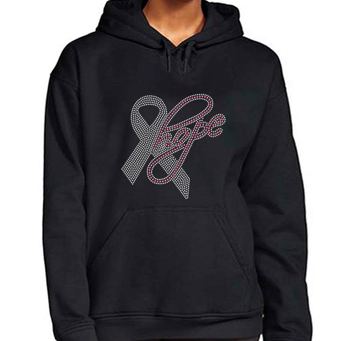 Rhinestone Bling Choose your Style Hope Pink Ribbon Awareness