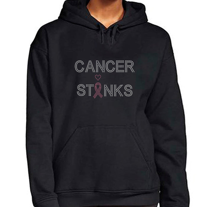 Rhinestone Bling Choose your Style Cancer Stinks Pink Ribbon Awareness