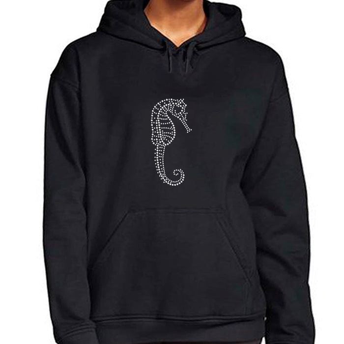 Rhinestone Bling Choose your Style Sea Horse Ocean White Animals