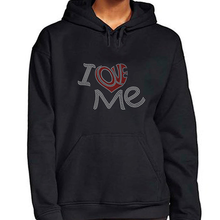 Rhinestone Bling Choose your Style I Love Me Red Heart Disco Valentine's