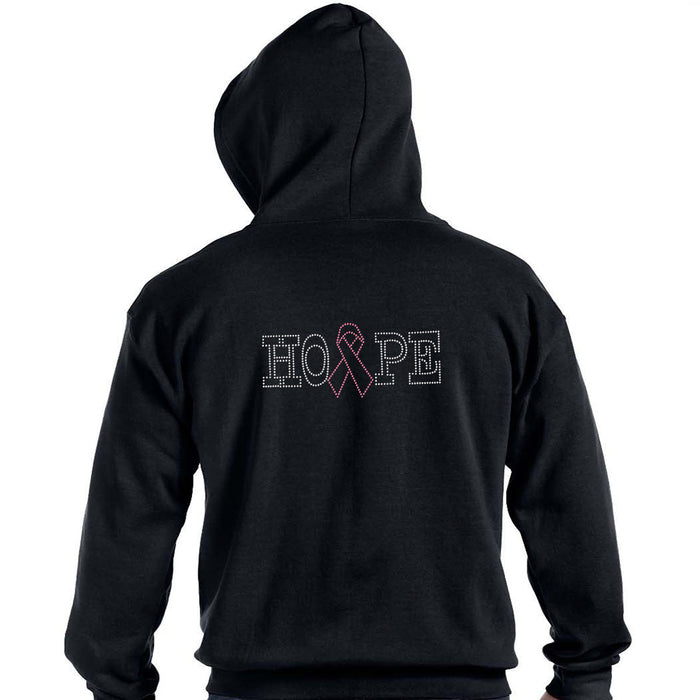 Rhinestone Bling Choose your Style Hope Cancer Ribbon Pink Awareness