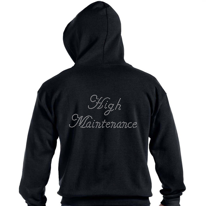 Rhinestone Bling Choose your Style High Maintenance Crystal Script Divas