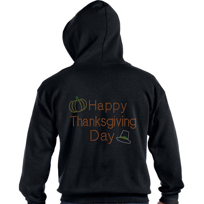 Rhinestone Bling Choose your Style Happy Thanksgiving Pumpkin Holidays