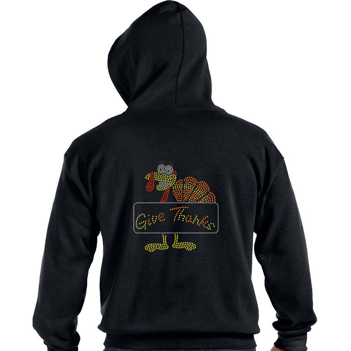 Rhinestone Bling Choose your Style Thanksgiving Turkey Give Thanks Holidays