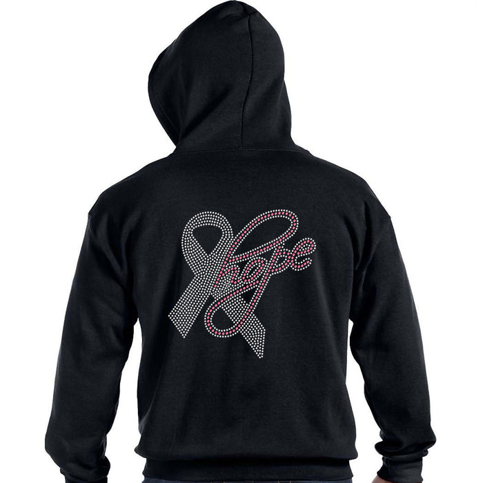 Rhinestone Bling Choose your Style Hope Pink Ribbon Awareness