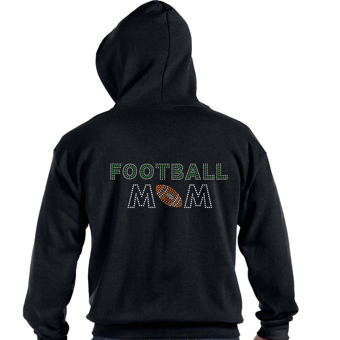 Rhinestone Bling Choose your Style Football Mom Green Sports Family