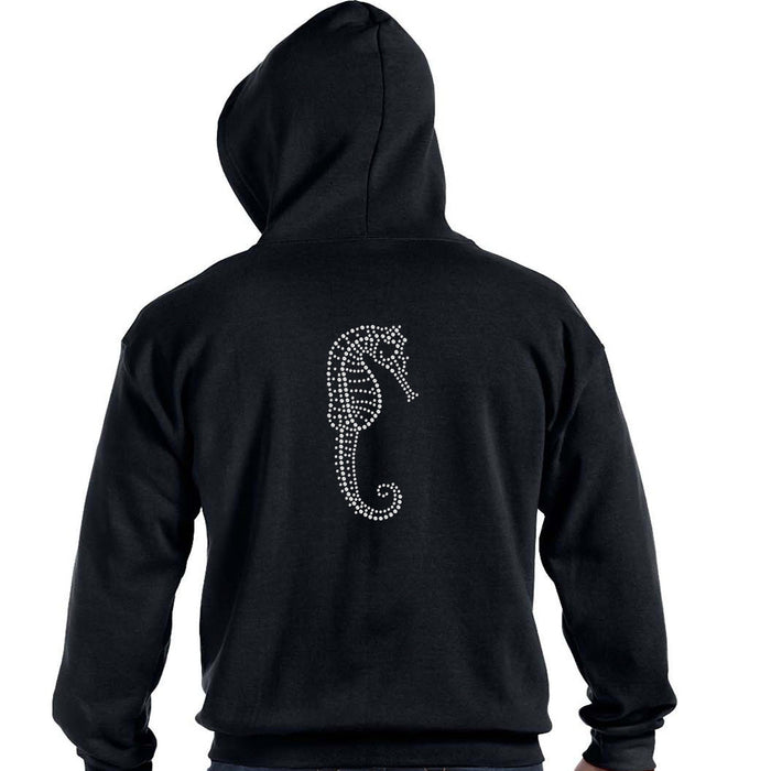 Rhinestone Bling Choose your Style Sea Horse Ocean White Animals