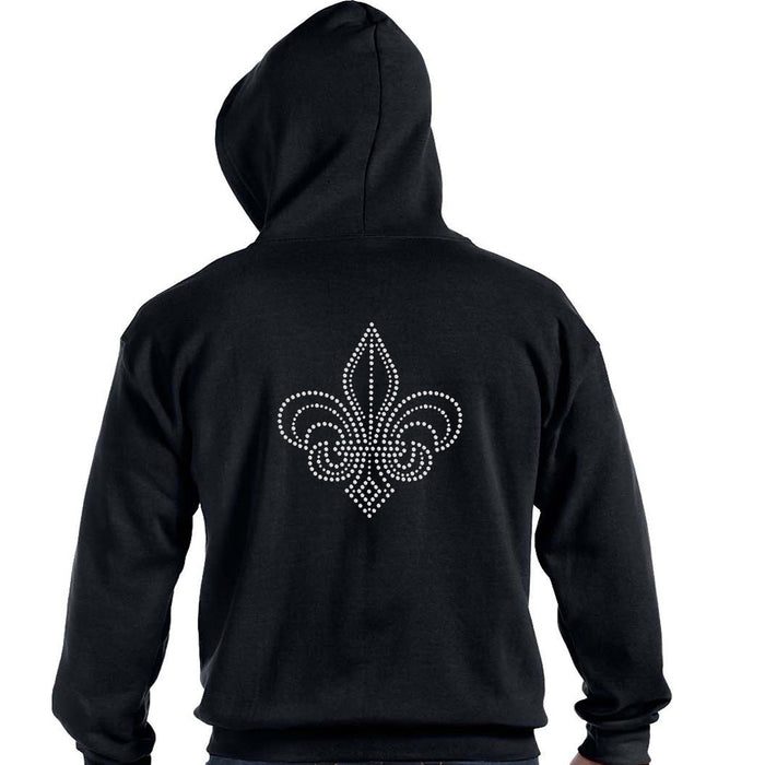 Rhinestone Bling Choose your Style Fleur de Lis Crystal White Symbols