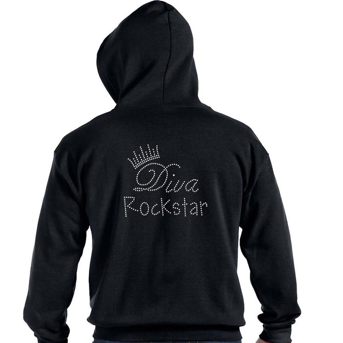 Rhinestone Bling Choose your Style Diva Rock Start White Crystal Divas