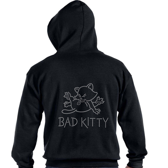 Rhinestone Bling Choose your Style Bad Kitty Cat Sparkle Animals