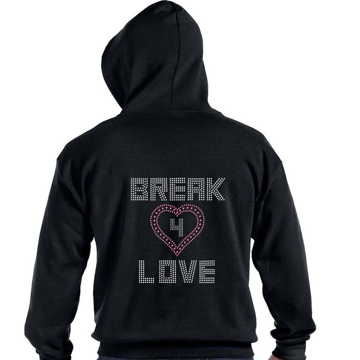 Rhinestone Bling Choose your Style Break 4 Love Pink Heart Valentine's