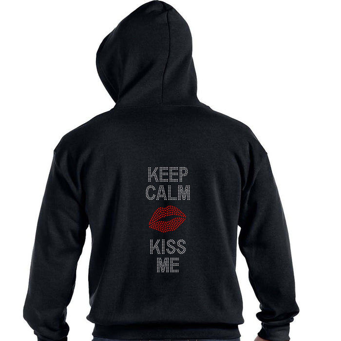 Rhinestone Bling Choose your Style Keep Calm Kiss Me Red Lips Valentine's