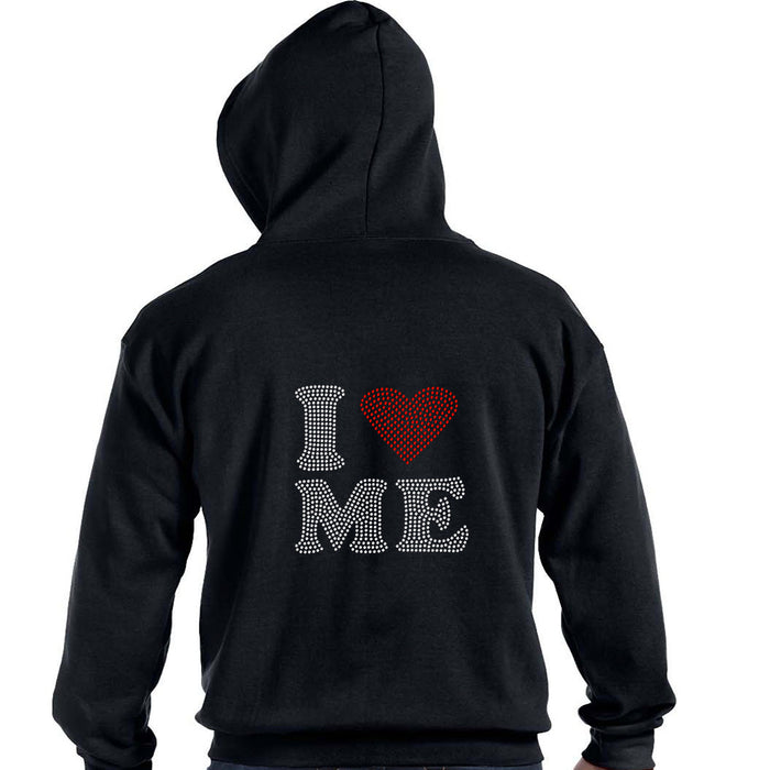 Rhinestone Bling Choose your Style I Love Me Red Heart Sparkle Valentine's