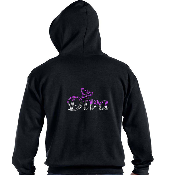 Rhinestone Bling Choose your Style Butterfly Purple Sparkle Diva Divas