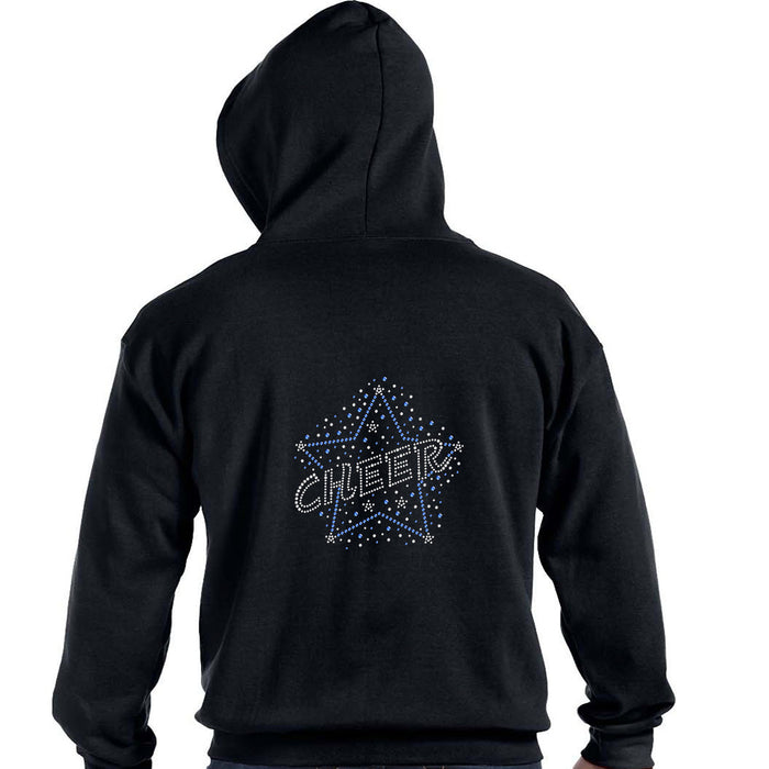 Rhinestone Bling Choose your Style Cheer Star Cheerleading Blue