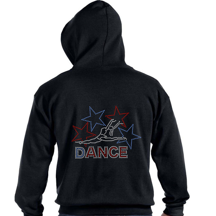 Rhinestone Bling Choose your Style Dance Dancer Stars Red White