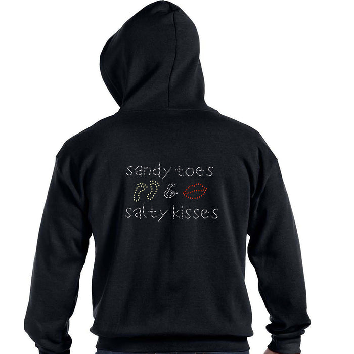 Rhinestone Bling Choose your Style Sandy Toes Salty Kisses Beach Summer