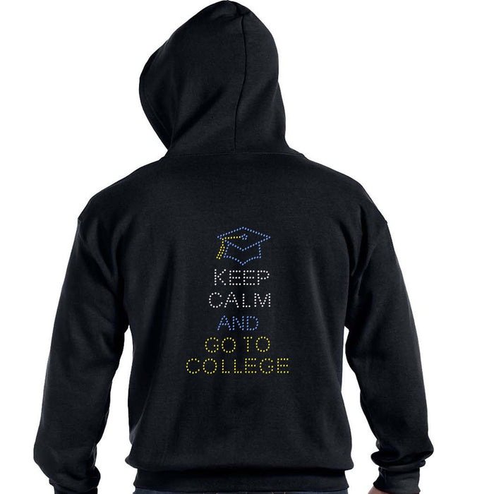 Rhinestone Bling Choose your Style Keep Calm and Go To College School