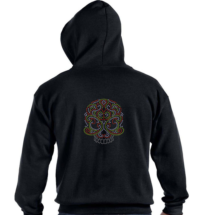 Rhinestone Bling Choose your Style Multicolor Sugar Skull  Halloween