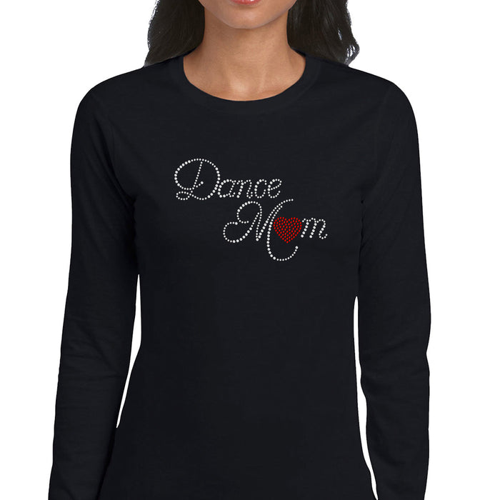 Rhinestone Bling Choose your Style Dance Mom Heart Love Dance