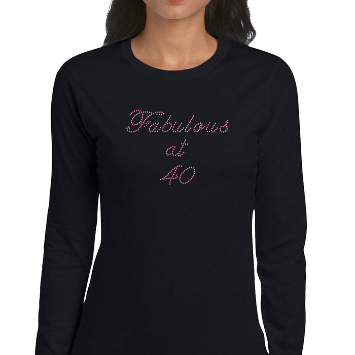 Rhinestone Bling Choose your Style Fabulous at 40 Pink Birthdays