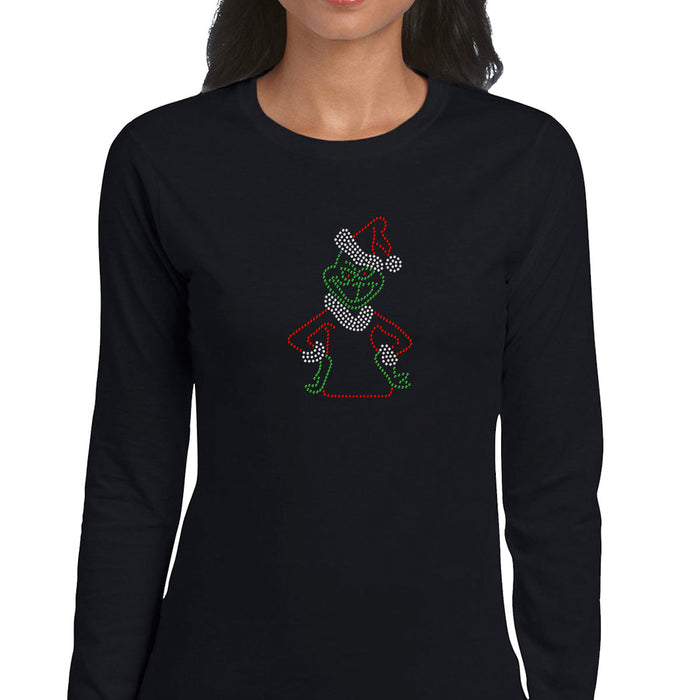 Rhinestone Bling Choose your Style Christmas Grinch