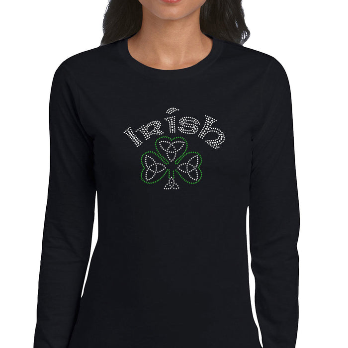 Rhinestone Bling Choose your Style Irish St Patrick Clover Holidays