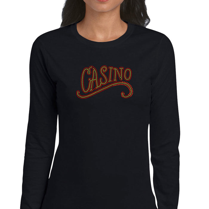 Rhinestone Bling Choose your Style Casino Vegas Red Yellow Leisure